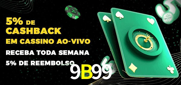 Promoções do cassino ao Vivo 9B99