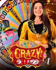 Crazy Time live game no 9bet99 cassino com entretenimento ao vivo para jogadores do Brasil