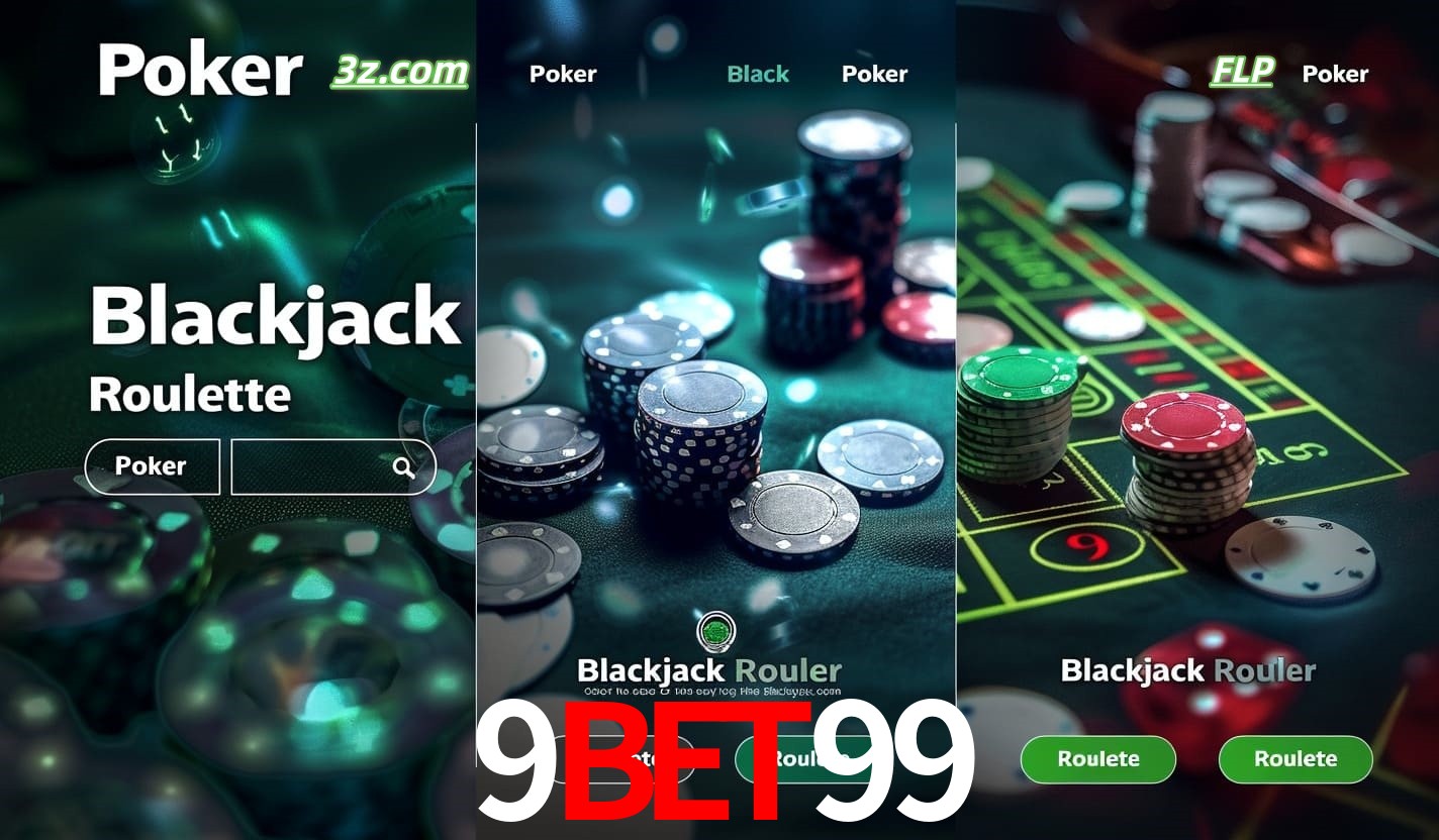 Cassino online 9bet99 com Poker, Blackjack e Roleta ao vivo para jogadores do Brasil